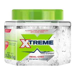 Xtreme Professional Extreme Hold Hair Gel Clear Jar