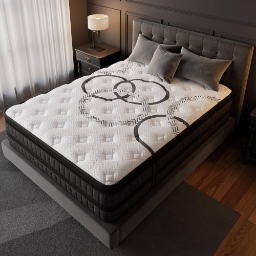 GREOO King Mattress 14" Hybrid Gel Memory Foam Mattress