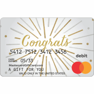 Mastercard® $100 Congrats Burst eGift Card