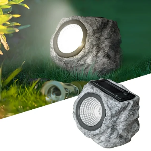 DAYBETTER Solar Rock Lights Outdoor