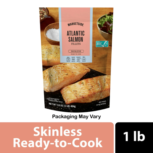 Marketside Skinless Atlantic Salmon Portions