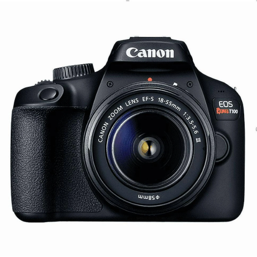 Canon EOS Rebel T100 Digital SLR Camera with EF-S 18-55mm Lens